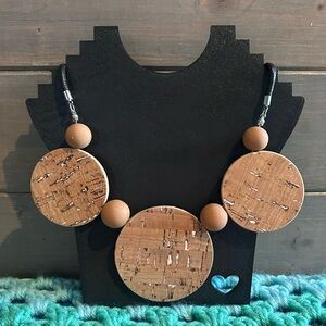 3/$10 Cork Statement Necklace